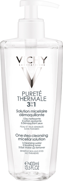 VICHY Pureté Thermale Micelární voda 3v1 400ml