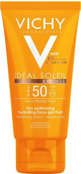 VICHY Ideal soleil SPF50 bronze gel-fluid hydratant 50ml