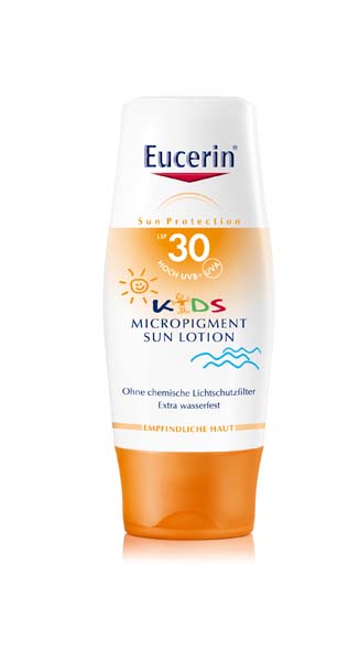 EUCERIN SUN SPF30 Dětské mléko na opalování s ochrannými mikropigmenty 150ml