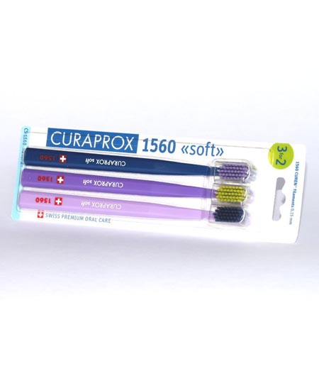 CURAPROX 1560 zubní kartáček Soft sensitive 3ks za cenu 2