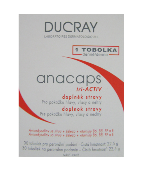 DUCRAY Anacaps triactiv 30cps.AKČNÍ CENA