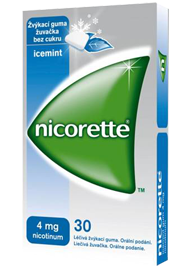 NICORETTE Icemint gum 4mg 30x4mg Žvýkačky