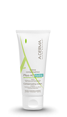 A-Derma Phys-AC Hydra hydratační krém pro pleť podrážděnou a vysušenou léčbou akné 40ml