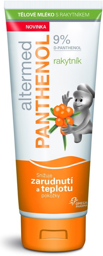 ALTERMED Panthenol 9% Tělové mléko s rakytníkem 230ml
