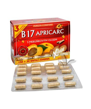 Terezia Company B17 APRICARC s meruňkovým olejem cps.150+30