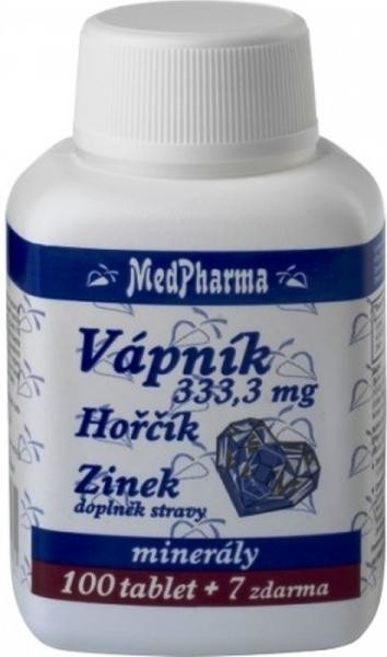 MedPharma Vápník+hořčík+zinek 107 tablet