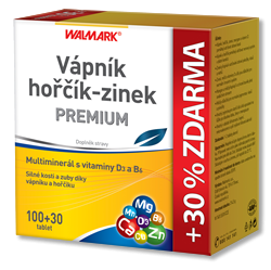 Walmark Vápník-Hořčík-Zinek Premium 100+30 tablet