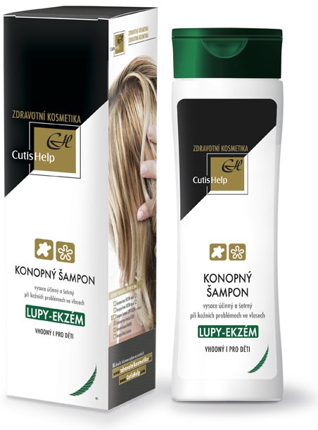 CutisHelp Konopný šampon lupy - ekzém 200 ml