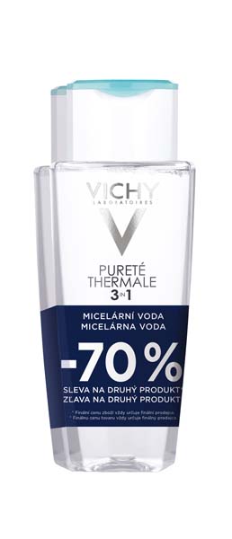 VICHY Pureté Thermale Micelární voda 3v1 200ml 1+1