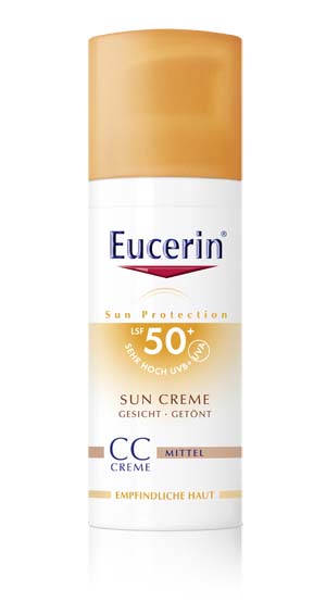 EUCERIN SUN CC krém na opalování SPF50+ středně tmavý 50ml