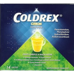 COLDREX Hotrem citron 14 sáčků
