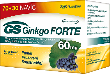 GS Ginkgo Forte 60mg tbl.70+30