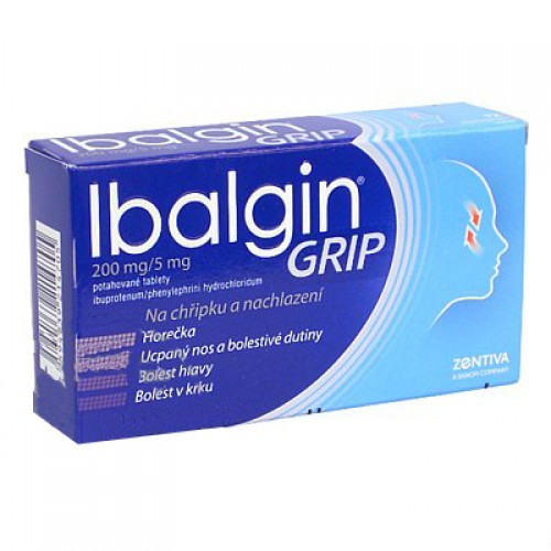 Ibalgin Grip 200 mg/5 mg por.tbl.flm.12