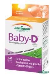 JAMIESON Baby-D Vitamin D3 400 IU kapky 11,7ml