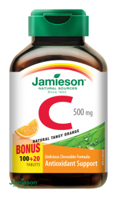 JAMIESON Vitamín C 500mg pomeranč 120 tablet