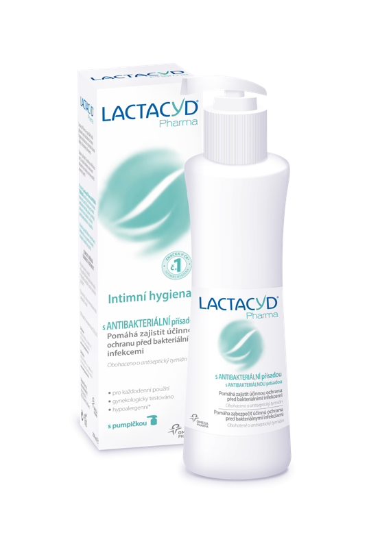 Lactacyd Pharma Antibakteriální 250 ml+Lactacyd ubrousky zdarma