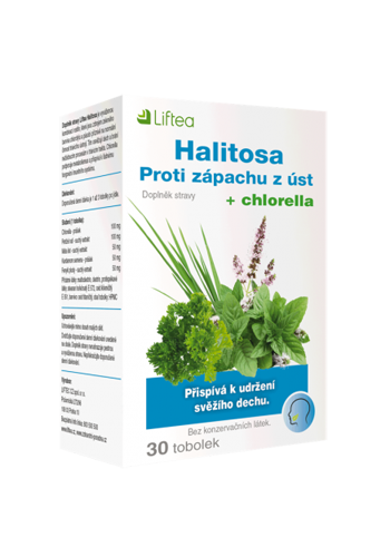 LIFTEA Chlorella halitosa proti zápachu z úst tob.30