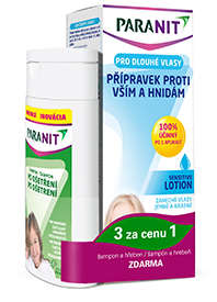 Paranit Sensitive Lotion 150ml + hřeben + šampon 100ml