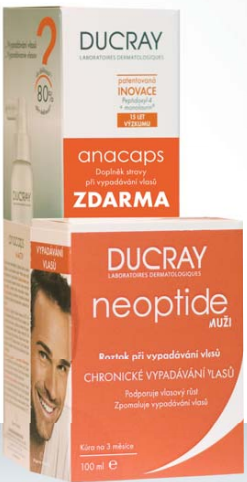 DUCRAY Neoptide sprej pro muže 100ml + ZDARMA Anacaps 30cps.