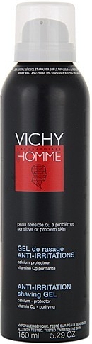 VICHY Homme gel na holení na citlivou nebo problematickou pokožku 150ml