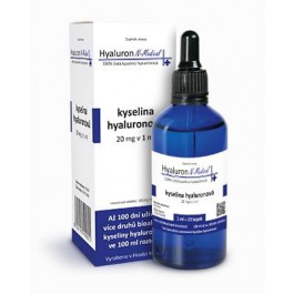 Hyaluron N-Medical 100% kyselina hyaluronová 100 ml + dárek naušnice swarovski