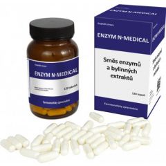N-Medical Enzym 120 kapslí NOVINKA + DÁREK naušnice Swarowski