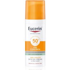 EUCERIN SUN Krémový gel na obličej OIL CONTROL SPF50+ 50ml 1+1