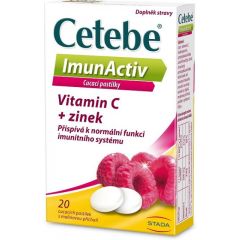 Cetebe ImunActiv Vit.C+zinek 20 cuc.pas.