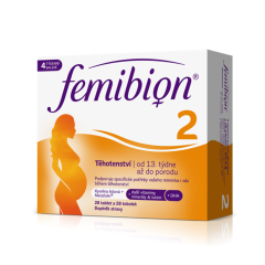 Femibion 2 Těhotenství tbl 28 + tob 28 + DÁREK vzorečky kosmetiky pro maminku weleda