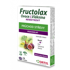 Fructolax Ovoce Vláknina TABLETY 15