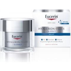 EUCERIN Hyaluron-Filler 3x Effect Intenzivní vyplňující noční krém proti vráskám 50ml SLEVA