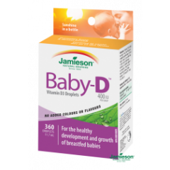 JAMIESON Baby-D Vitamin D3 400 IU kapky 11,7ml AKCE