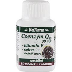 MedPharma Coenzym Q 10 30 mg + Vitamín E - 67 tob.