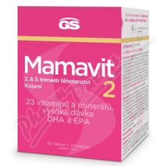 GS Mamavit 2 Tehotenstvi a kojeni tbl.30 + DHA 30 cps. 