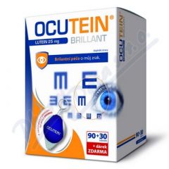 Ocutein Brillant Lutein 25mg 90+30 tobolek + dárek AKCE