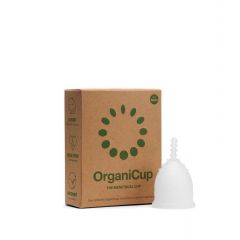 OrganiCup menstruační kalíšek MINI + ZDARMA 3X OrganiWipes čistící ubrousky 