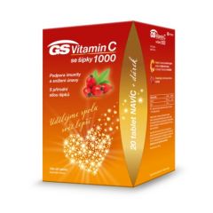 GS Vitamin C 1000 se šípky 120 tablet dárkové balení 2021