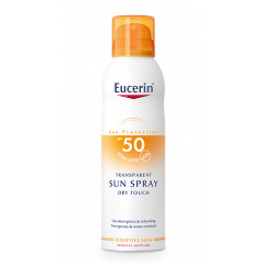 EUCERIN SUN Transparentní sprej dry touch SPF50+ 200ml 1+1 