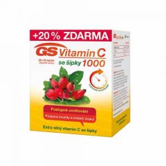 GS Vitamin C 1000 se šípky 60 tablet