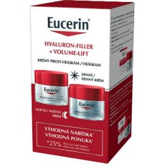 Eucerin Hyaluron-Filler + Volume-Lift denní + noční krém 2 x 50 ml dárková sada