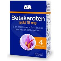 GS Betakaroten 15 mg GOLD s měsíčkem a šafránem cps 30