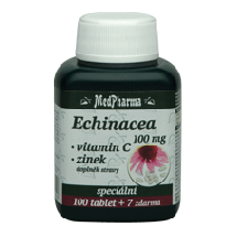 MedPharma Echinacea 100 mg+vit.C+zinek 107 tablet AKCE