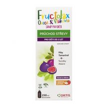Ortis Fructolax Ovoce a Vláknina sirup pro děti 250 ml