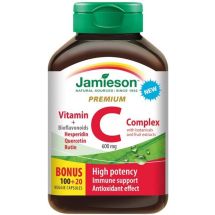 JAMIESON Vitamín C PREMIUM s bioflavonoidy 600 mg 120 tablet NOVINKA