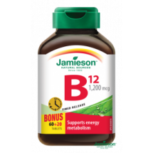 JAMIESON Vitamin B12 1200mcg s postupným uvolňováním tbl.80