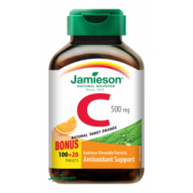 JAMIESON Vitamín C 500mg pomeranč 120 tablet 