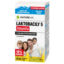 NatureVia Lactobacily 5 Imunita 66cps