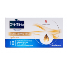 Gyntima vaginální čípky Hyaluronic 10ks 